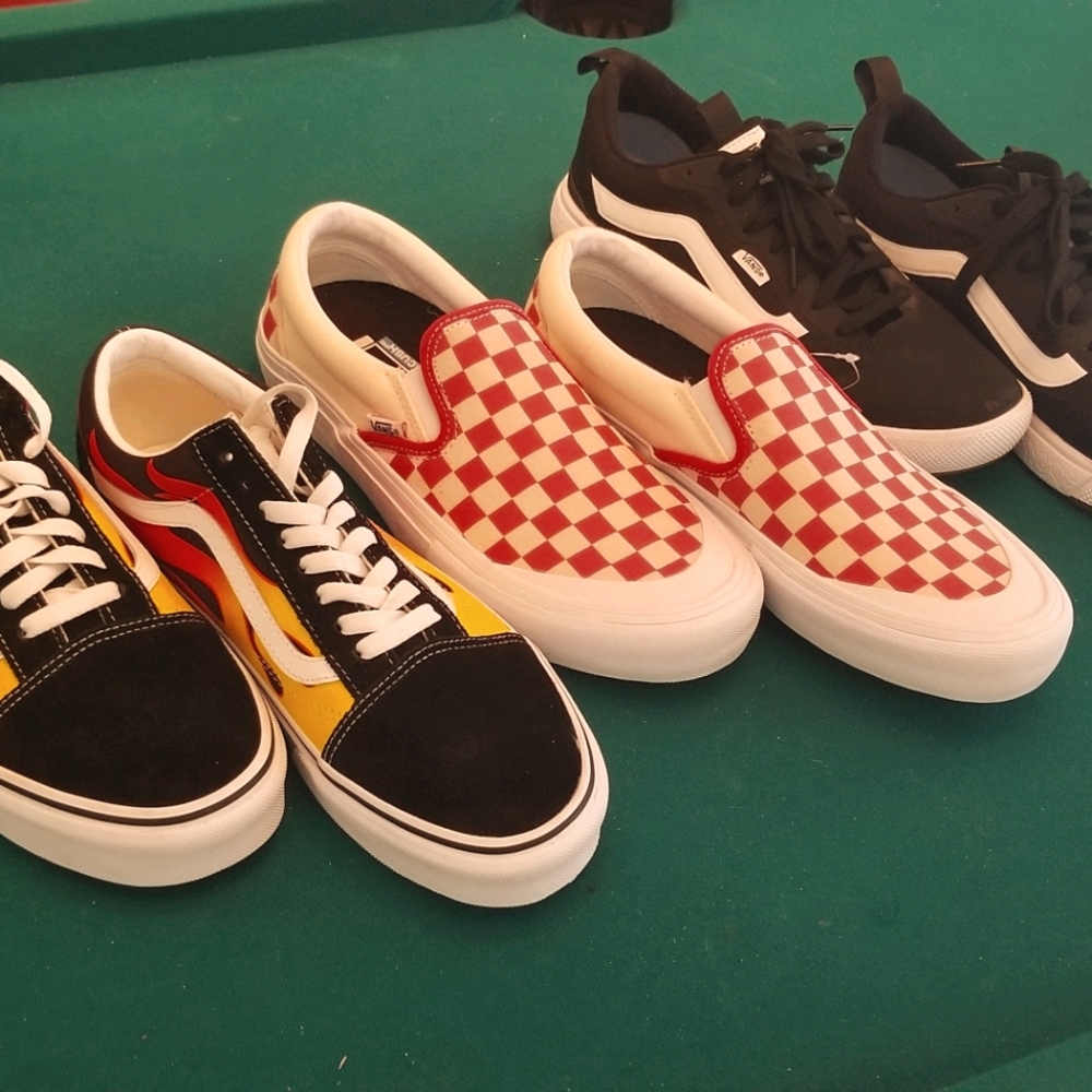 Vans Flames Old Skool! Size 9.0